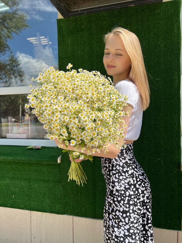 25 кустовых полевых ромашек, артикул F1130923 - 6500 рублей, доставка по городу. Flawery - доставка цветов