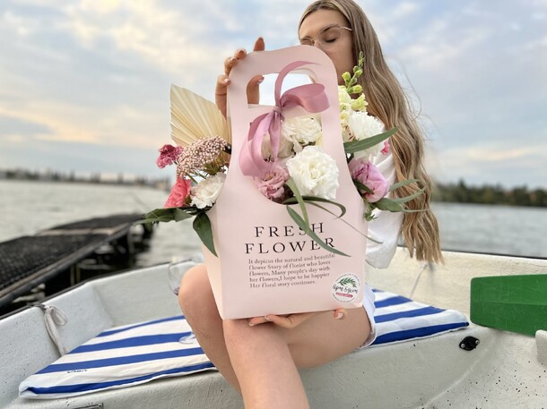 Сумка "марсель", артикул F1130927 - 4270 рублей, доставка по городу. Flawery - доставка цветов