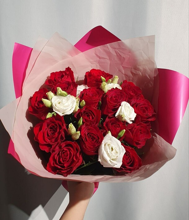 Букет «маркиза», артикул F1480921 - 3120 рублей, доставка по городу. Flawery - доставка цветов