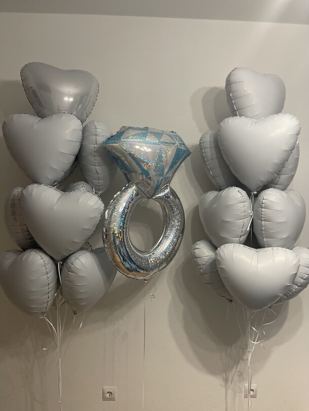 Набор воздушных шаров, артикул F1292639 - 18500 рублей, доставка по городу. Flawery - доставка цветов