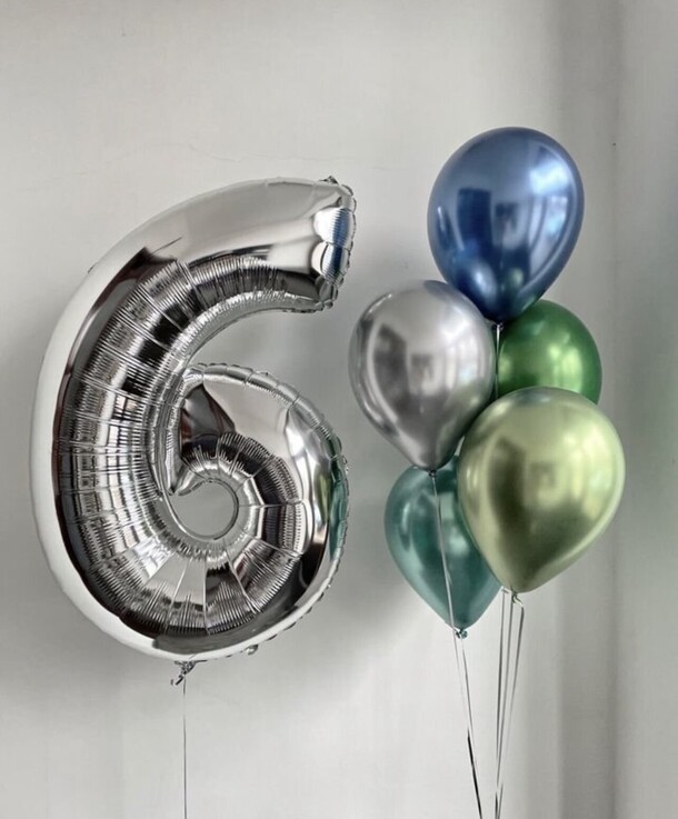 Набор воздушных шаров, артикул F1336002 - 3700 рублей, доставка по городу. Flawery - доставка цветов