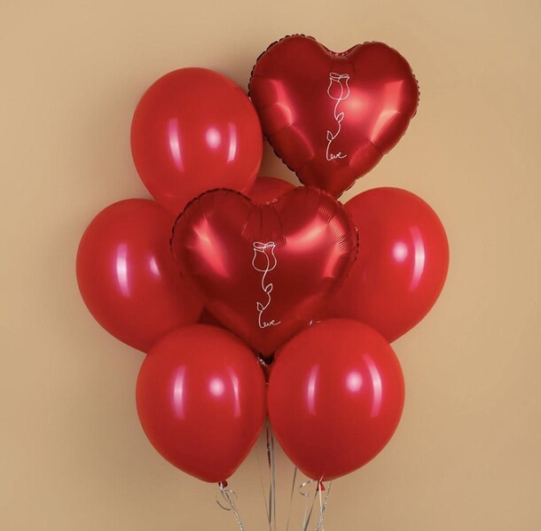 Набор воздушных шаров, артикул F1343612 - 4300 рублей, доставка по городу. Flawery - доставка цветов