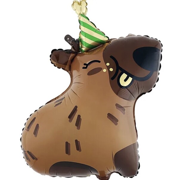 Воздушный шар фигура капибар, артикул F1370697 - 1500 рублей, доставка по городу. Flawery - доставка цветов