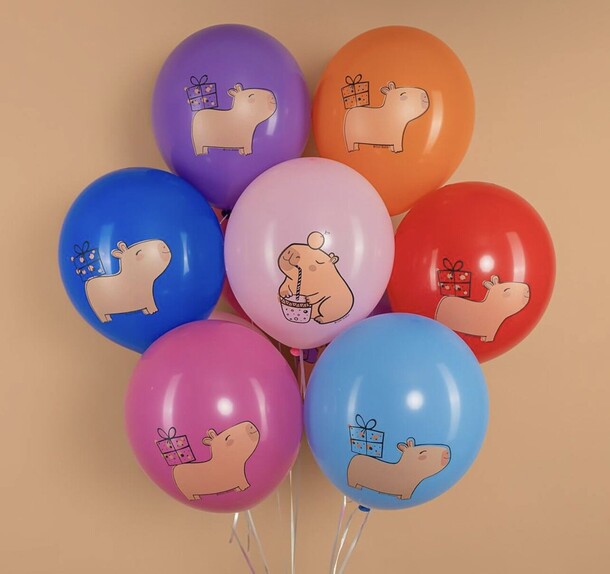 Воздушные шары каипабары, артикул F1399159 - 3400 рублей, доставка по городу. Flawery - доставка цветов