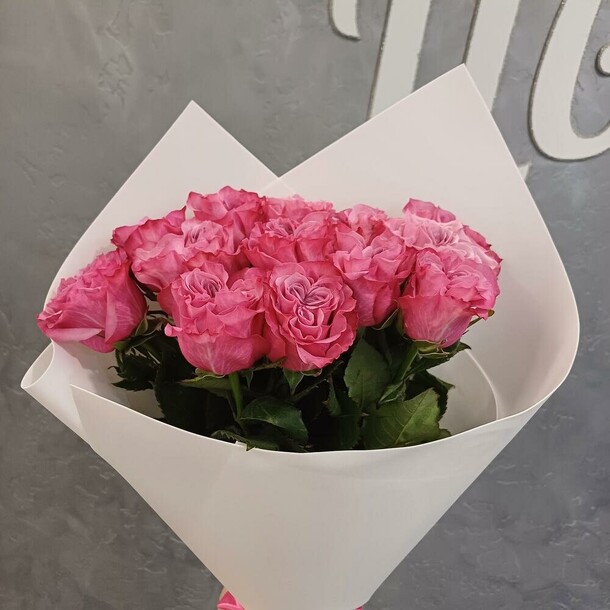 Букет из пионовидных роз, артикул F1481028 - 6800 рублей, доставка по городу. Flawery - доставка цветов