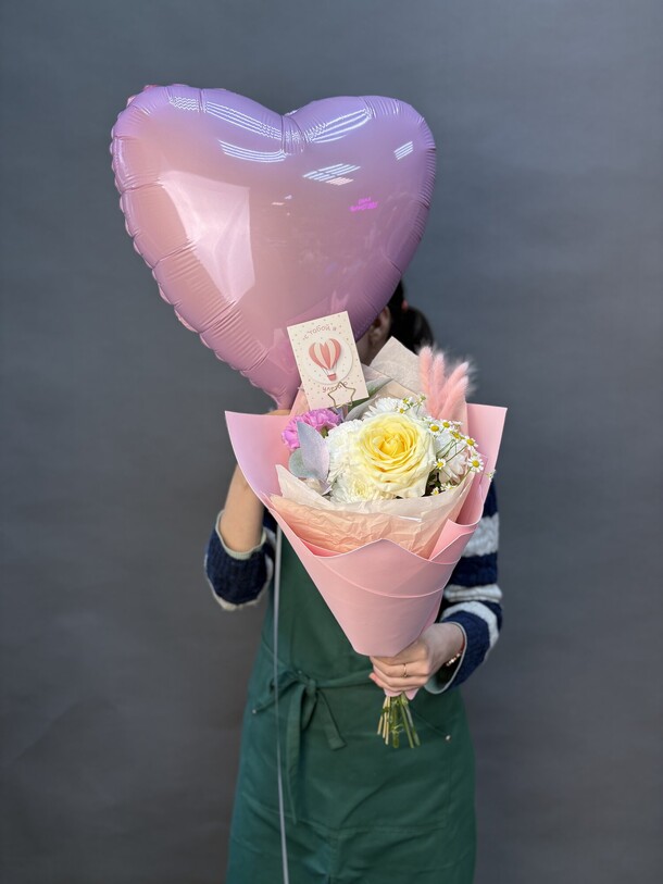 Розовая любовь 😻, артикул F1521344 - 3500 рублей, доставка по городу. Flawery - доставка цветов
