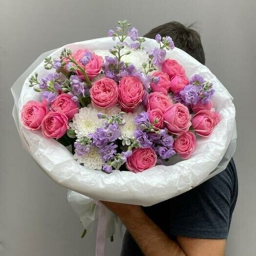 Букет "палитра чувств", артикул F1528526 - 8900 рублей, доставка по городу. Flawery - доставка цветов