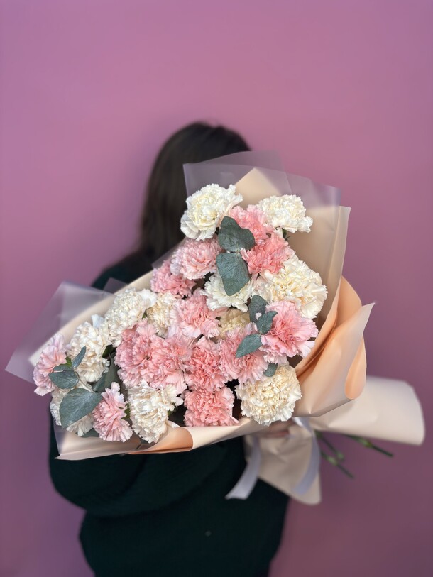 25 стойких диантусов микс, артикул F1400670 - 7277 рублей, доставка по городу. Flawery - доставка цветов