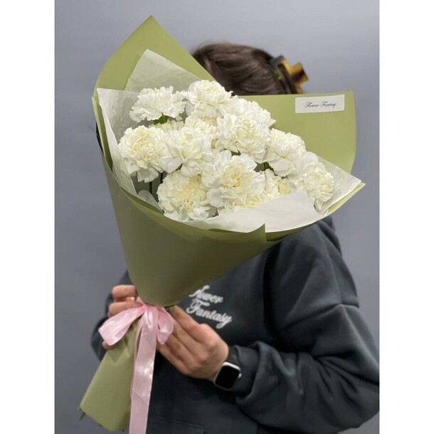 Букет белый тигр, артикул F1270526 - 4300 рублей, доставка по городу. Flawery - доставка цветов