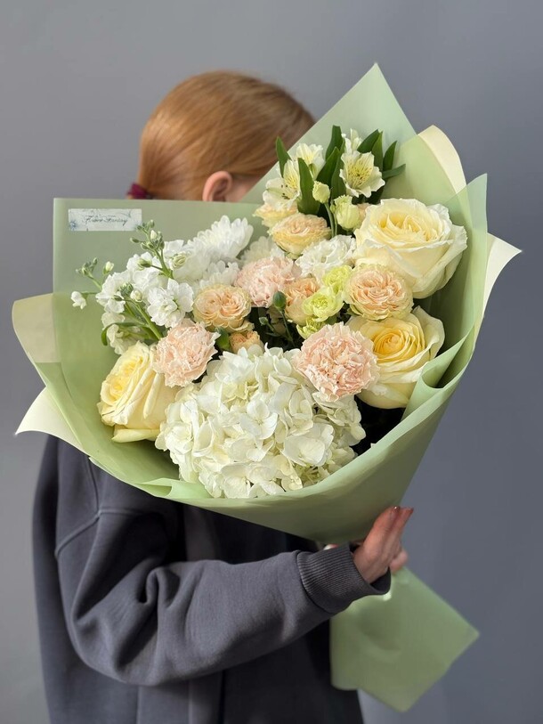 Букет лимонный щербет, артикул F1410274 - 8352 рублей, доставка по городу. Flawery - доставка цветов