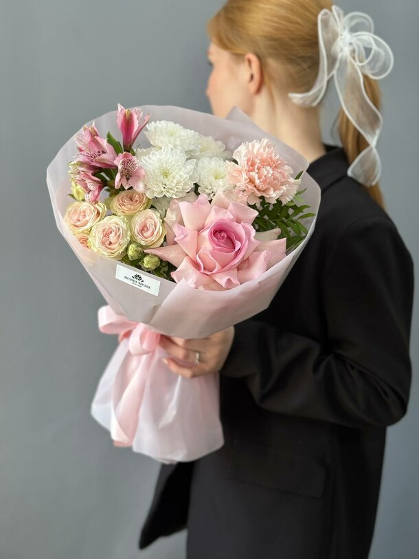 Букет нежность, артикул F1454598 - 3450 рублей, доставка по городу. Flawery - доставка цветов