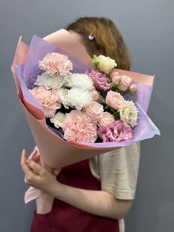 Букет аврора, артикул F1473024 - 4000 рублей, доставка по городу. Flawery - доставка цветов