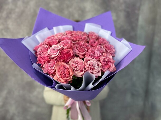 Букет из пион.Розы, артикул F1204514 - 24889 рублей, доставка по городу. Flawery - доставка цветов