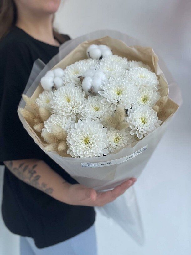 Букет невесомость, артикул F1450530 - 3500 рублей, доставка по городу. Flawery - доставка цветов