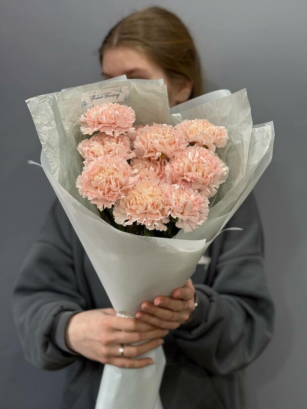 Букет-комплимент из диантусов, артикул F1495216 - 2550 рублей, доставка по городу. Flawery - доставка цветов