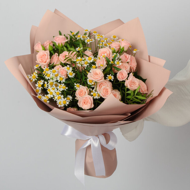 Букет ласковый сюрприз, артикул F1398947 - 4090 рублей, доставка по городу. Flawery - доставка цветов