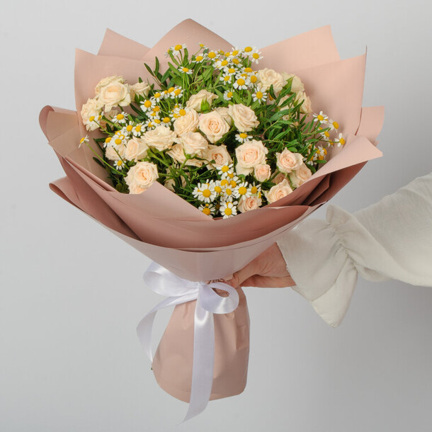 Букет частица тепла, артикул F1398951 - 3590 рублей, доставка по городу. Flawery - доставка цветов