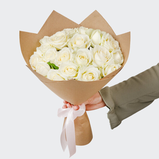 Букет белая элегантность, артикул F1399397 - 4790 рублей, доставка по городу. Flawery - доставка цветов