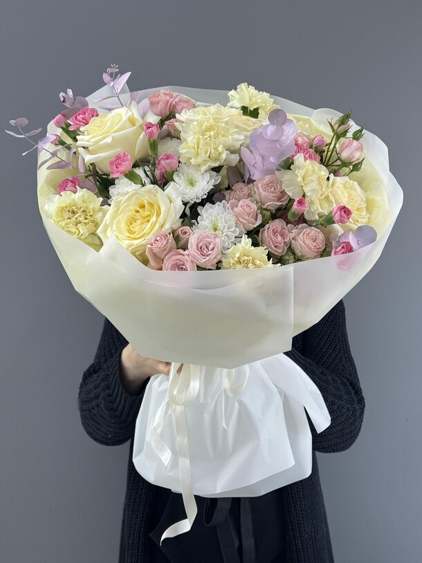 Букет "моя душа", артикул F1494792 - 8950 рублей, доставка по городу. Flawery - доставка цветов