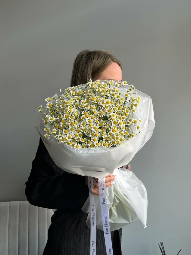Букет из танацетума, артикул F1509849 - 4900 рублей, доставка по городу. Flawery - доставка цветов