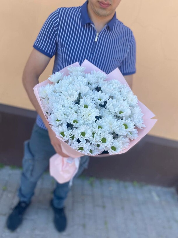 Ромашки, артикул F1066796 - 4719 рублей, доставка по городу. Flawery - доставка цветов