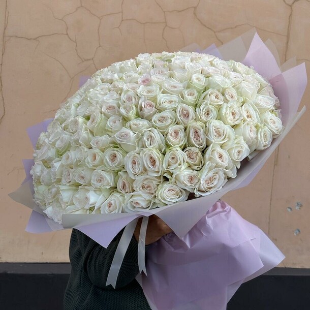 201 ароматная пионовидная роза вайт охара, артикул F1220178 - 171485 рублей, доставка по городу. Flawery - доставка цветов