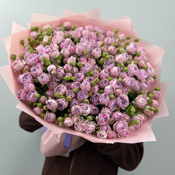 Кустовая роза лавендер баблс, артикул F1231372 - 48716 рублей, доставка по городу. Flawery - доставка цветов