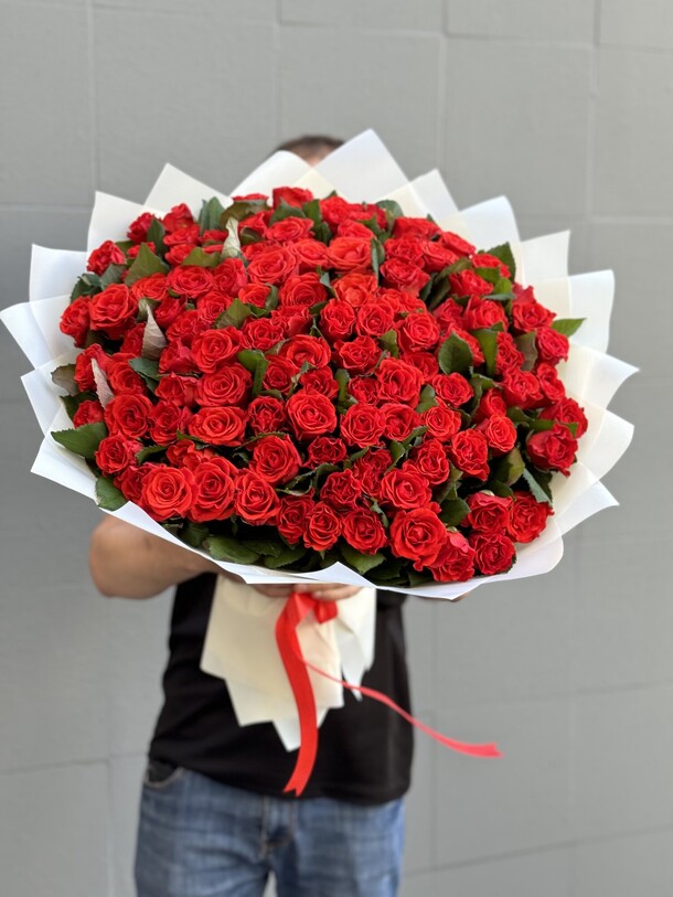 101 роза эль торо, артикул F1355495 - 30129 рублей, доставка по городу. Flawery - доставка цветов