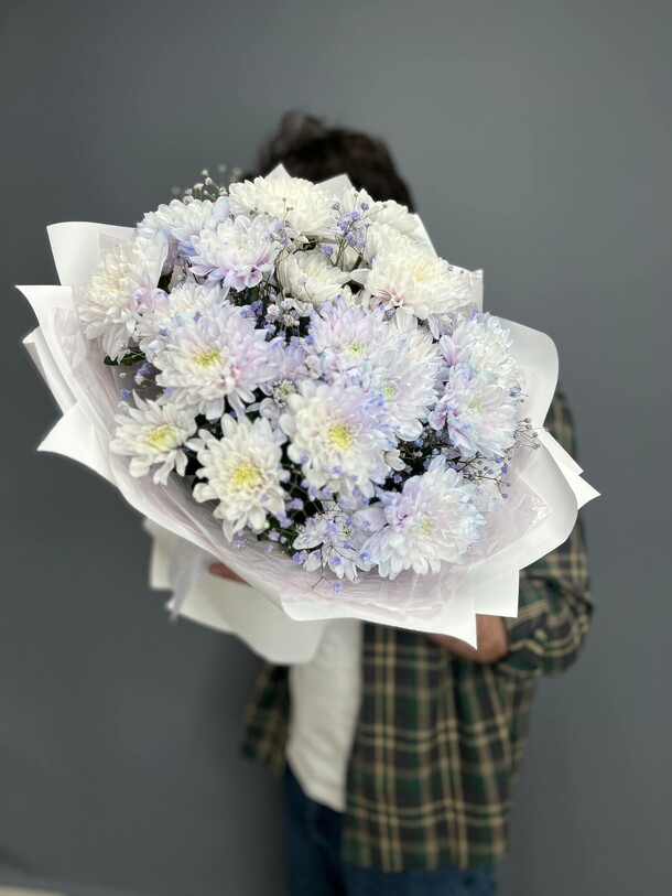 Заснеженная лаванда, артикул F1516082 - 3700 рублей, доставка по городу. Flawery - доставка цветов