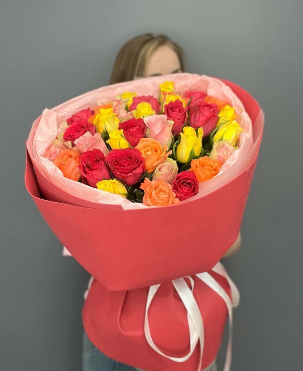 Букет "сафари 25", артикул F1521069 - 5200 рублей, доставка по городу. Flawery - доставка цветов