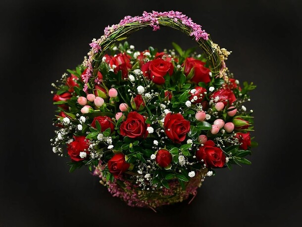 Композиция маркиза, артикул F1152010 - 3990 рублей, доставка по городу. Flawery - доставка цветов