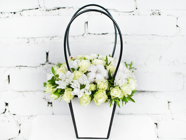 Композиция северное сияние, артикул F1153871 - 2850 рублей, доставка по городу. Flawery - доставка цветов