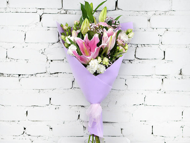 Букет романтика, артикул F1158311 - 3990 рублей, доставка по городу. Flawery - доставка цветов