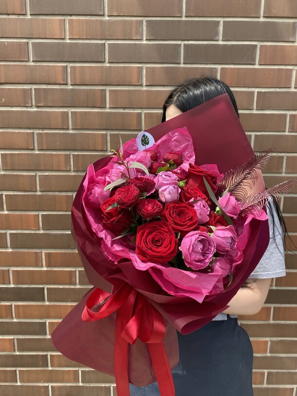 Букет страсть, артикул F1069654 - 4200 рублей, доставка по городу. Flawery - доставка цветов