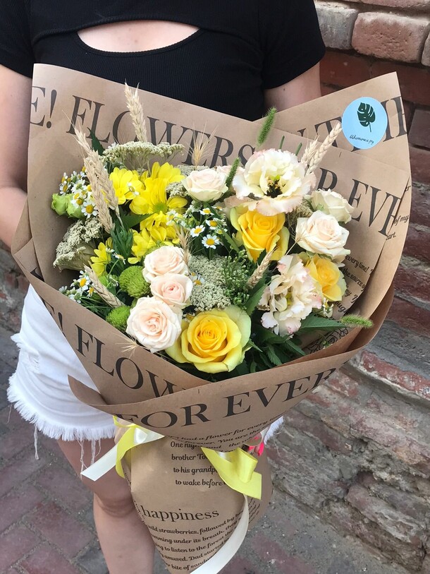 Супер сан, артикул F1207200 - 3400 рублей, доставка по городу. Flawery - доставка цветов