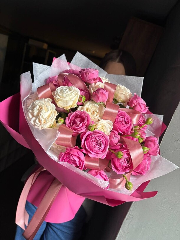 Атлас пинк, артикул F1385151 - 7500 рублей, доставка по городу. Flawery - доставка цветов