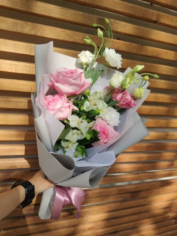 Букет «нежность», артикул F1312085 - 4590 рублей, доставка по городу. Flawery - доставка цветов