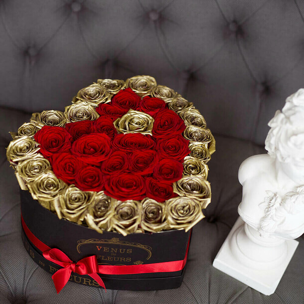 Золотая стрела амура, артикул F1132041 - 13890 рублей, доставка по городу. Flawery - доставка цветов