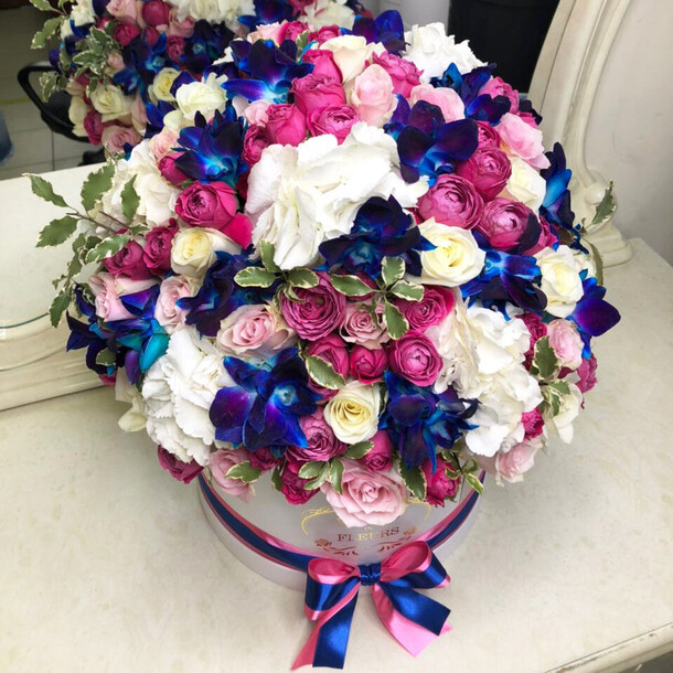 Букет "пионовидный микс", артикул F1133048 - 25390 рублей, доставка по городу. Flawery - доставка цветов