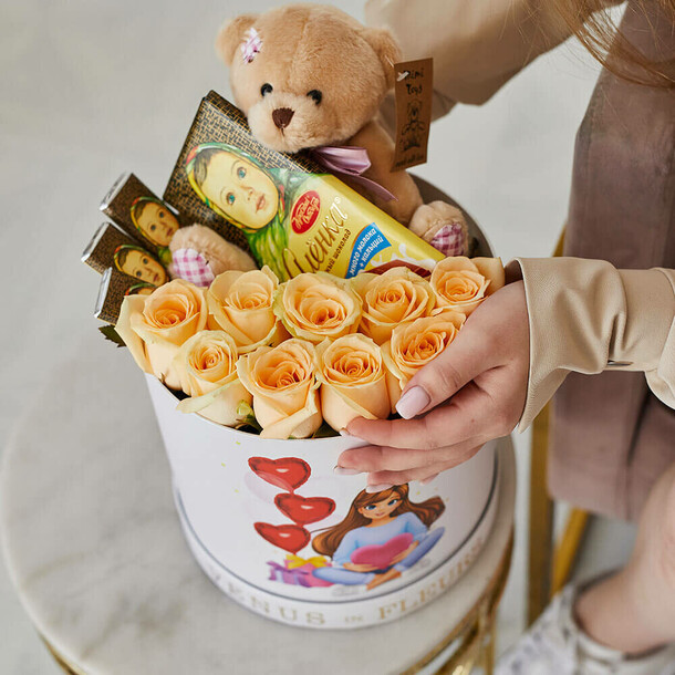 Детский букет № 34, артикул F1322708 - 6890 рублей, доставка по городу. Flawery - доставка цветов