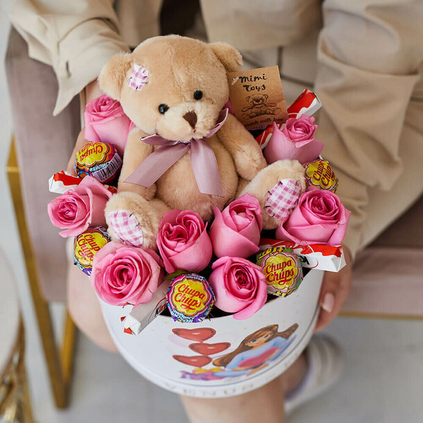 Детский букет № 43, артикул F1322723 - 7790 рублей, доставка по городу. Flawery - доставка цветов