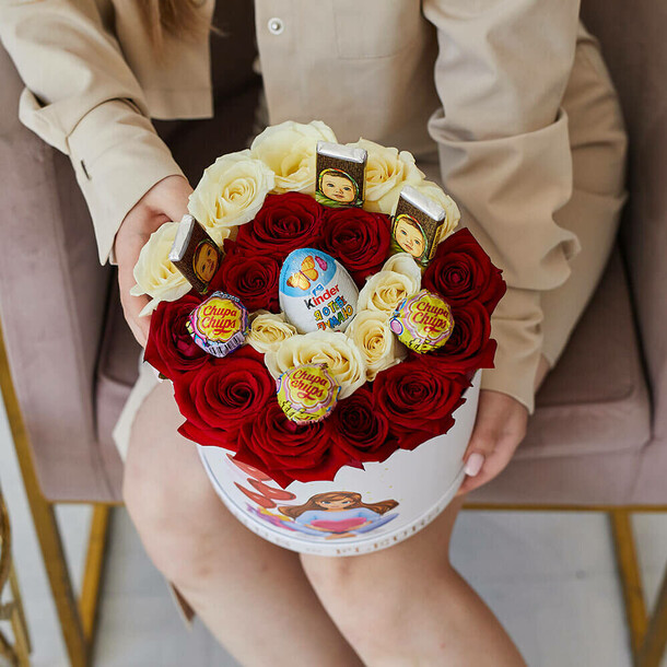 Детский букет № 45, артикул F1322725 - 9190 рублей, доставка по городу. Flawery - доставка цветов