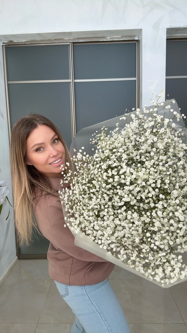 Огромный букет из белоснежных веточек, артикул F1509486 - 5000 рублей, доставка по городу. Flawery - доставка цветов