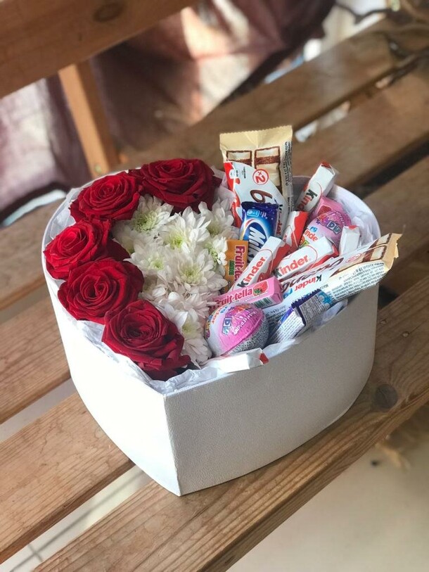 Сладкое признание, артикул F1164055 - 4700 рублей, доставка по городу. Flawery - доставка цветов