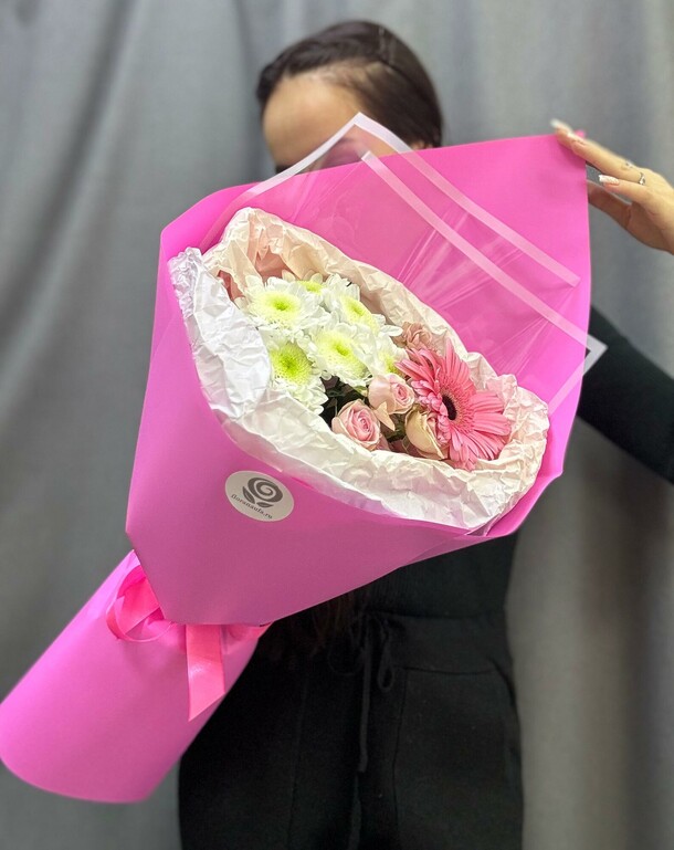 Букет "милый", артикул F1373056 - 2190 рублей, доставка по городу. Flawery - доставка цветов