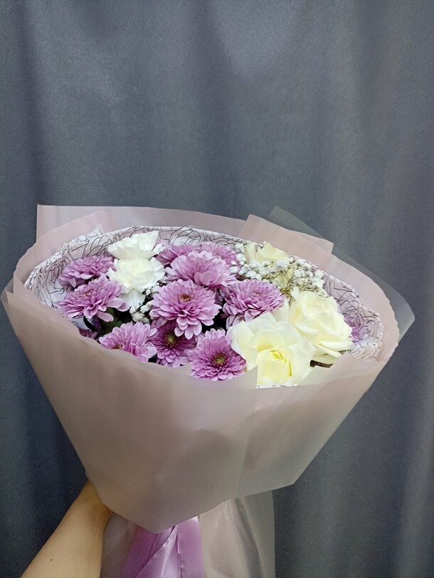 Букет "облачко", артикул F1379698 - 3970 рублей, доставка по городу. Flawery - доставка цветов