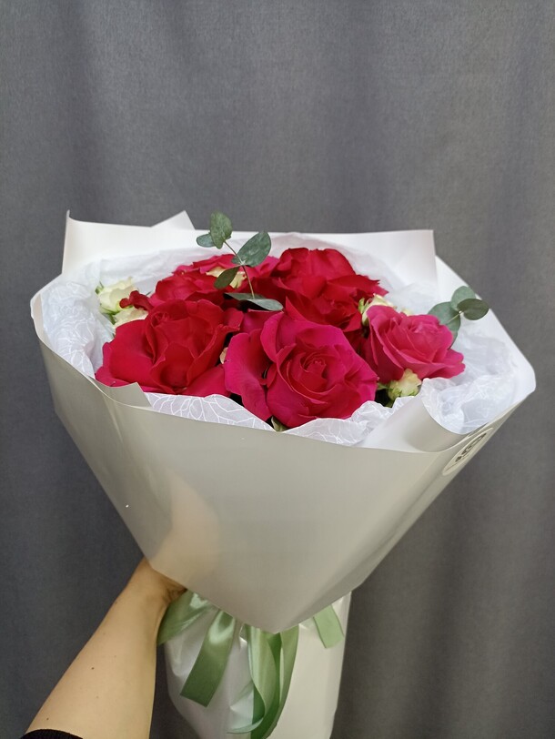 Букет "гранат", артикул F1394391 - 3910 рублей, доставка по городу. Flawery - доставка цветов