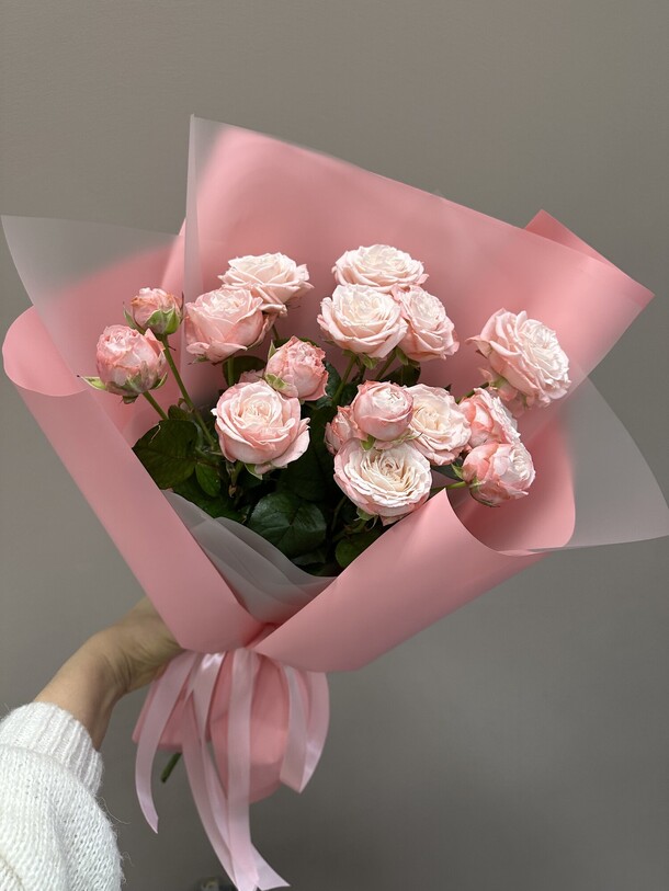 Букет из пионовидной розы, артикул F1493169 - 4672 рублей, доставка по городу. Flawery - доставка цветов