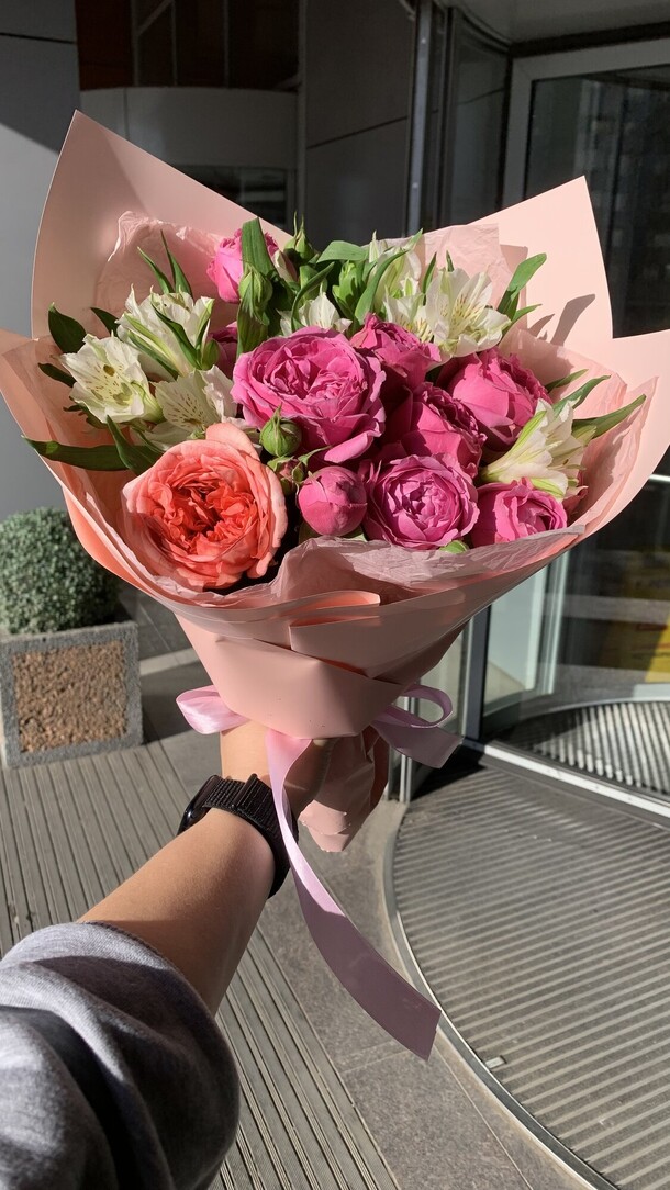 Букет мисти, артикул F1286421 - 2562 рублей, доставка по городу. Flawery - доставка цветов