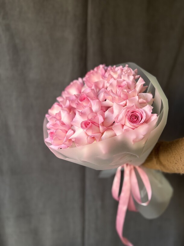 Букет из 9 французских роз, артикул F1534418 - 5500 рублей, доставка по городу. Flawery - доставка цветов